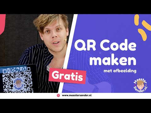 Gratis Qr code maken op MeesterSander.nl - QR code inclusief een afbeelding